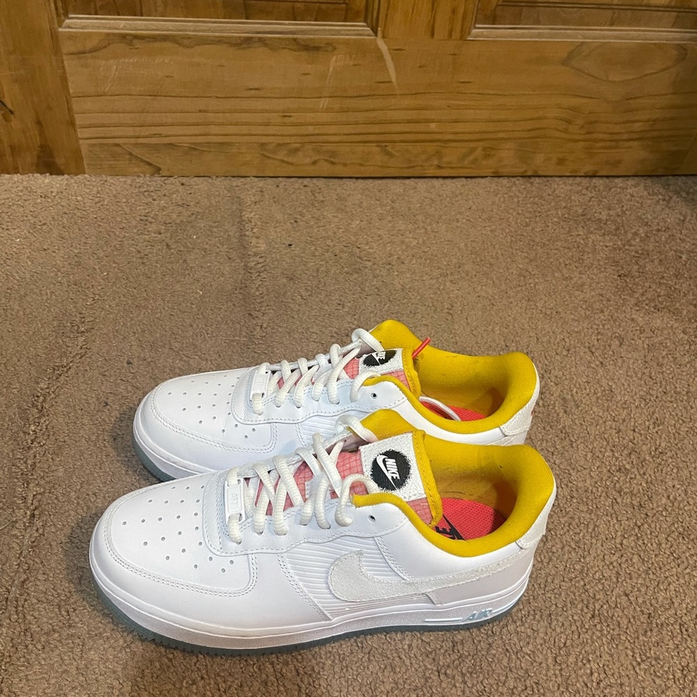 White Nike sneakers